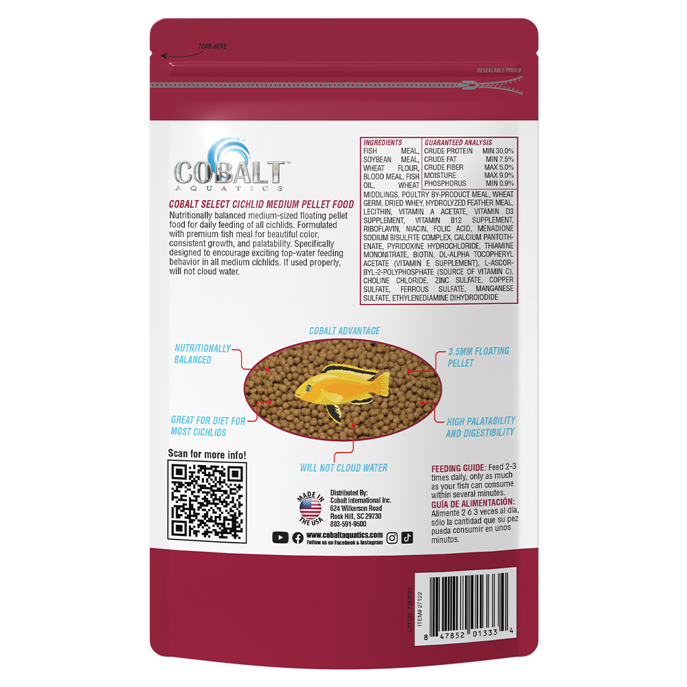 Cichlid Medium Pellets - Select