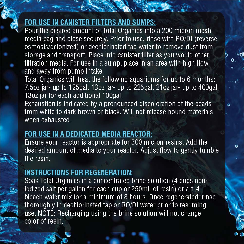 Total Organics Instructions