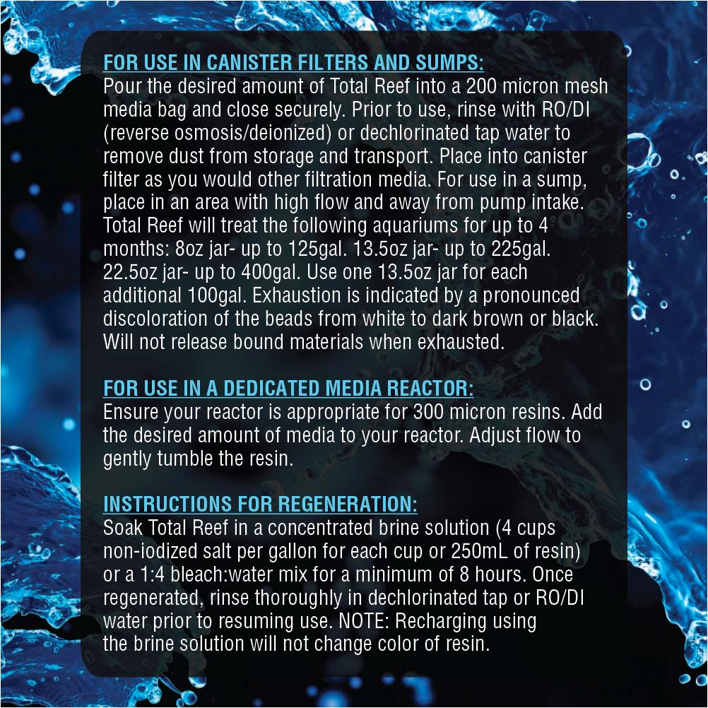 Total Reef instructions