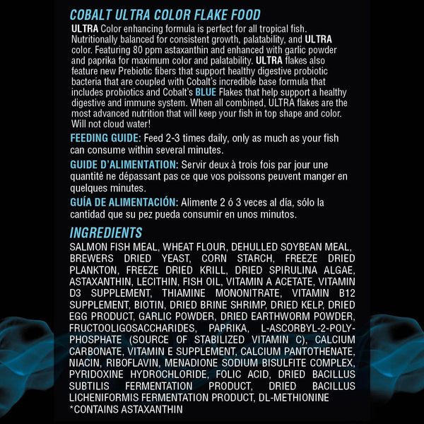 Ultra Color Flake Ingredients