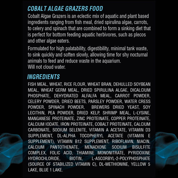 Algae Grazers Fish Food Ingredients  
