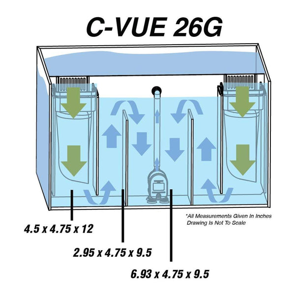 C-Vue 26 Gallon All-In-One Aquarium