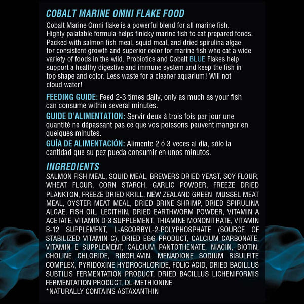 Marine Omni Flake Ingredients
