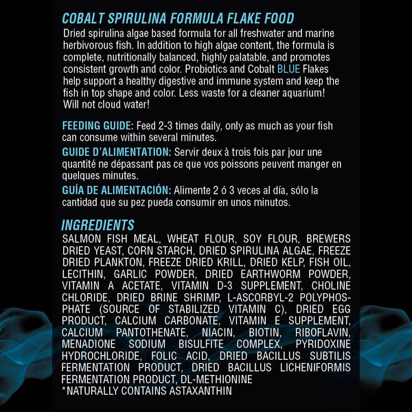 Spirulina Flake Ingredients 